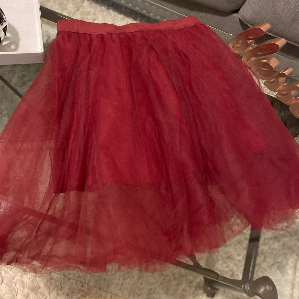 Burgundy Tutu